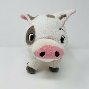 Disney Store Moana Pua Pig 9" Plush White Gray